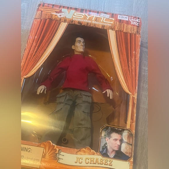 NSYNC JC Chasez Collectible Marionette Action Figure 2000 Living Toyz Vintage - Picture 2 of 6